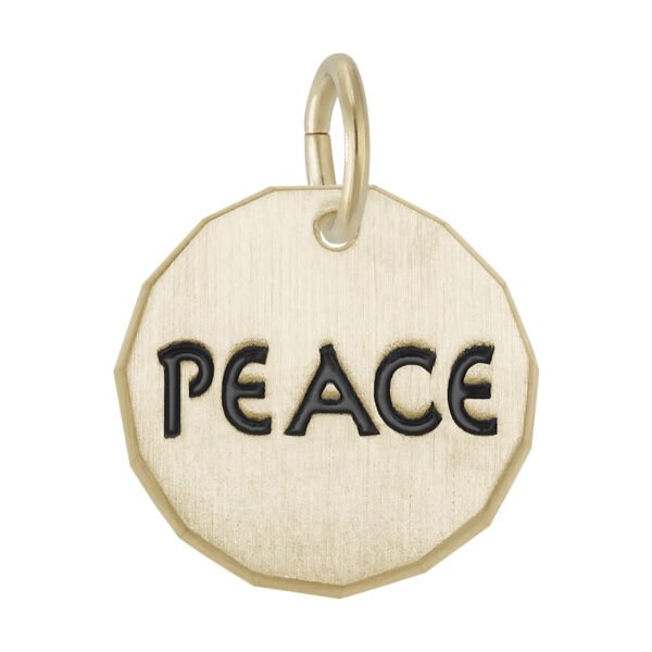 Peace Tag Charm
