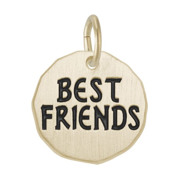 Best Friends Tag Charm