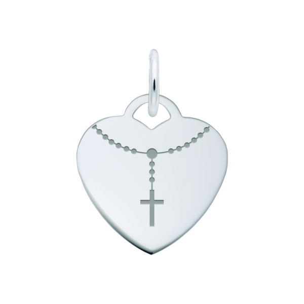 Rosary Heart Charm