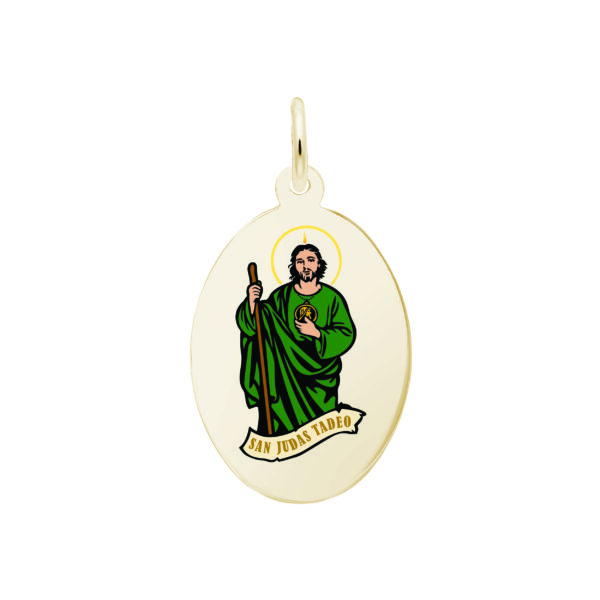 San Judas Painted Charm