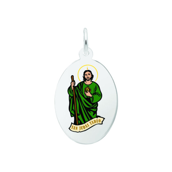 San Judas Painted Charm