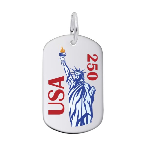 Painted USA 250 - Statue of Liberty Charm