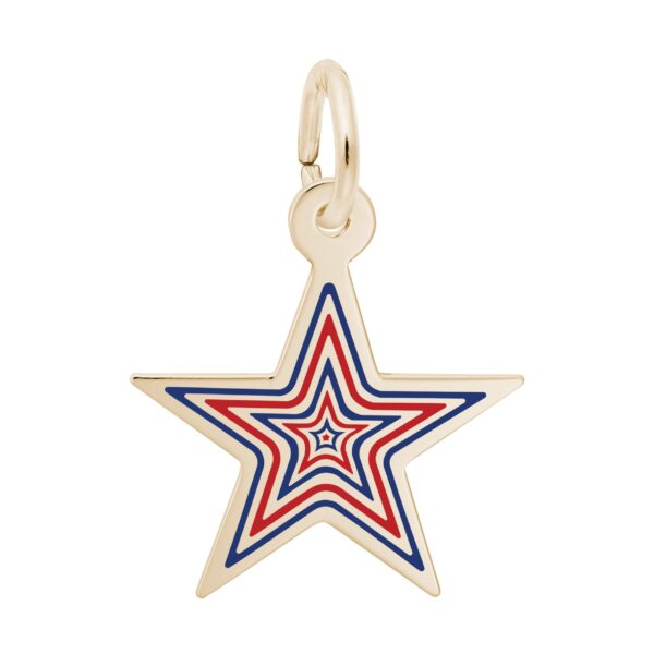 Painted USA 250 - Multiple Star Charm