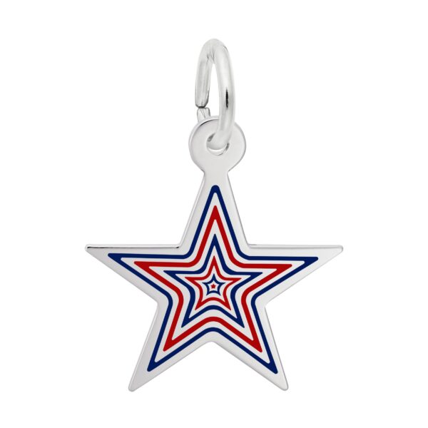 Painted USA 250 - Multiple Star Charm