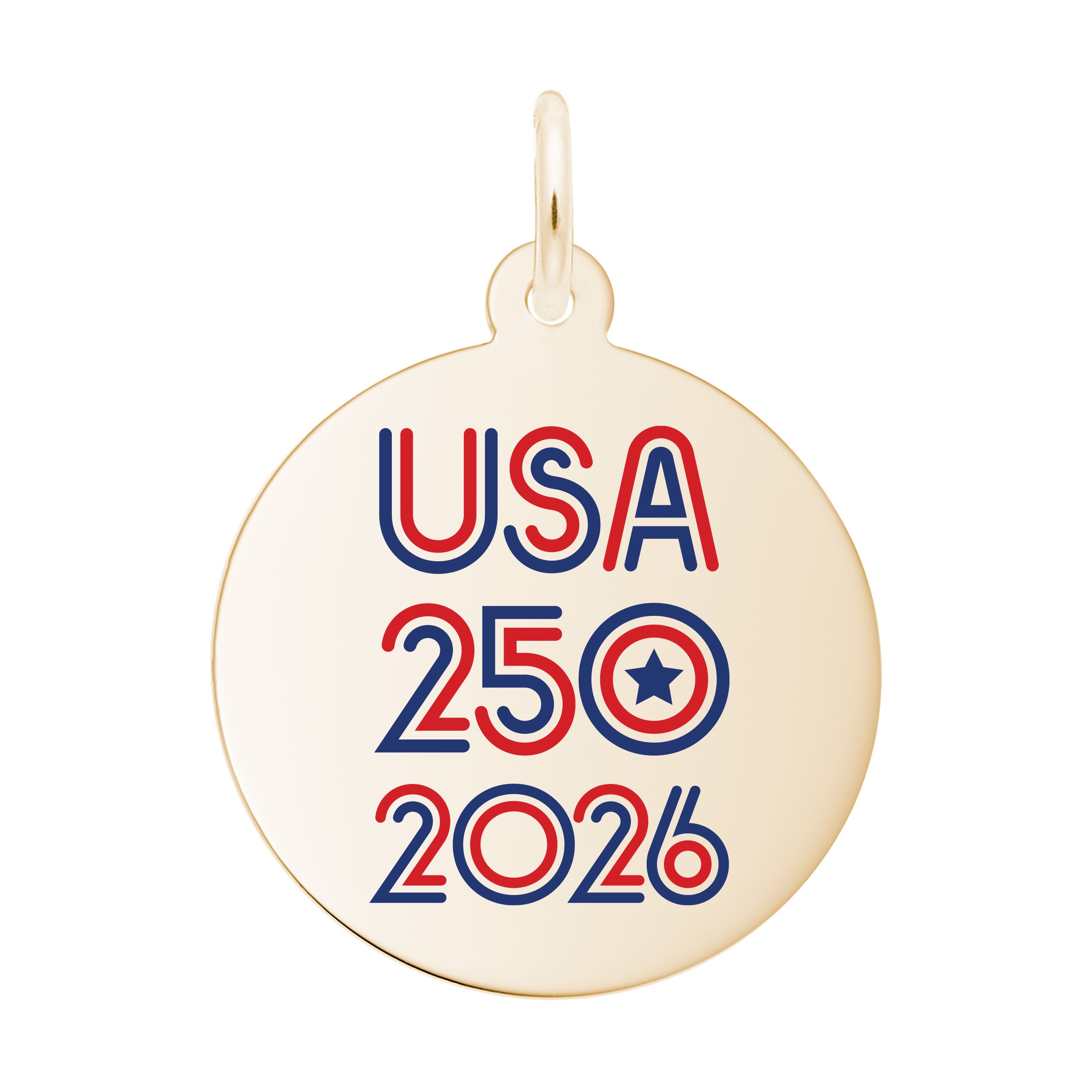 Painted USA 250 - 2026 Charm - Image 1