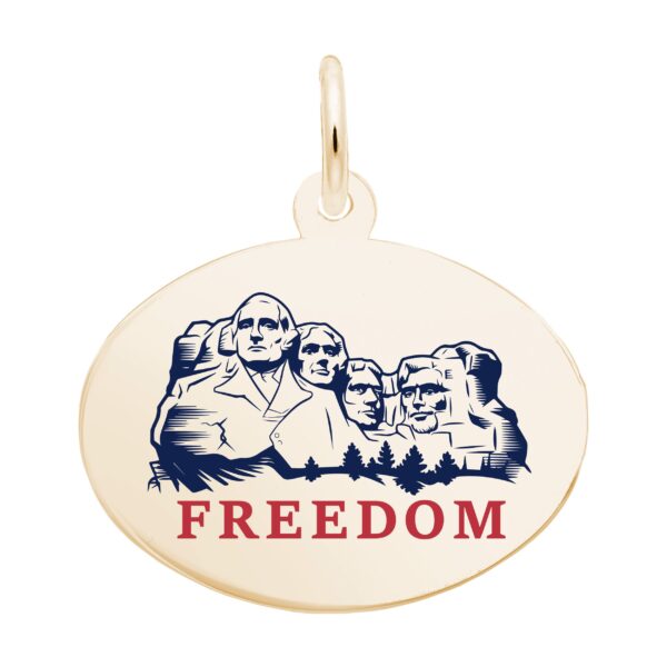 Painted USA 250 - Mount Rushmore Freedom Charm