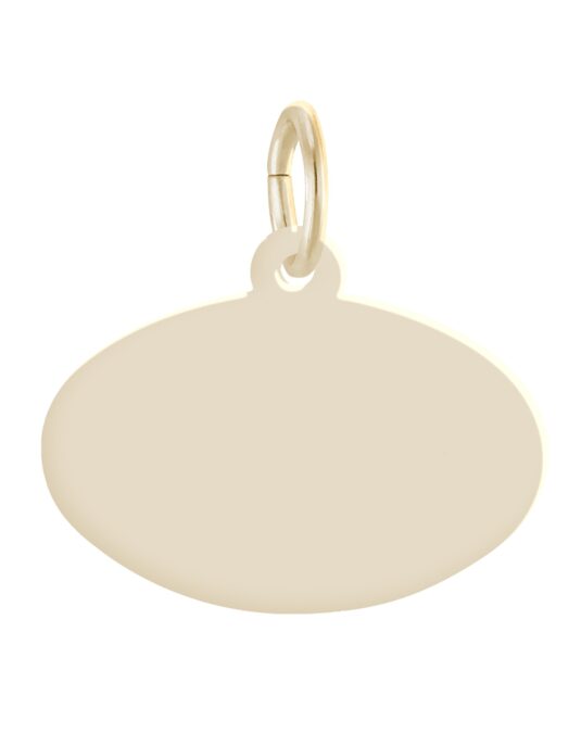 Horizontal Oval Charm