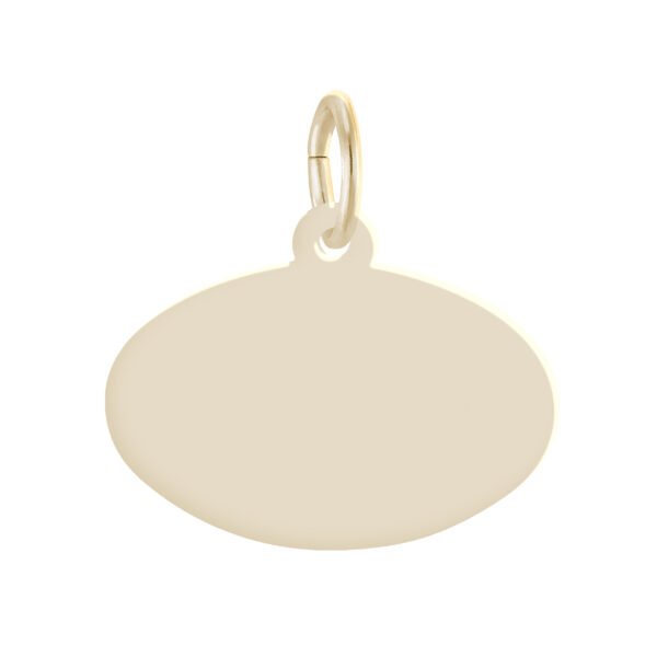 Horizontal Oval Charm