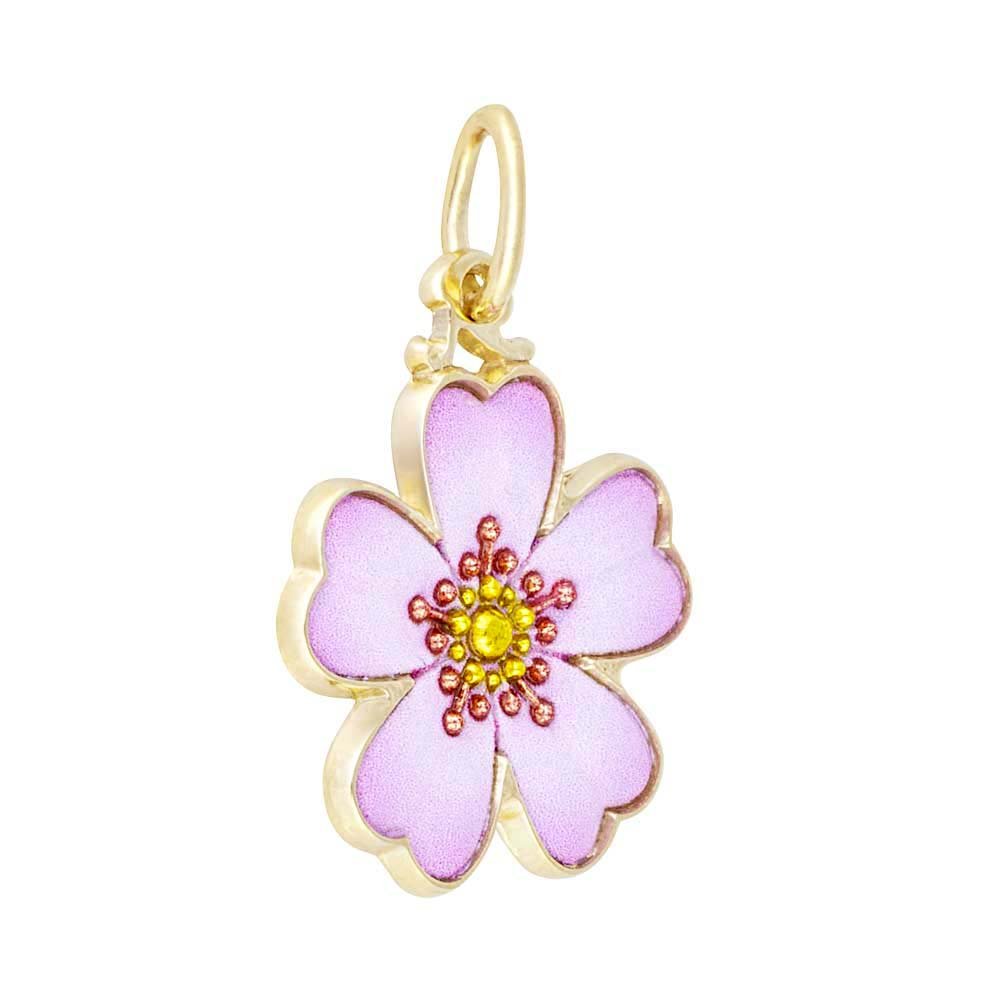Painted Cherry Blossom Charm - Image 3