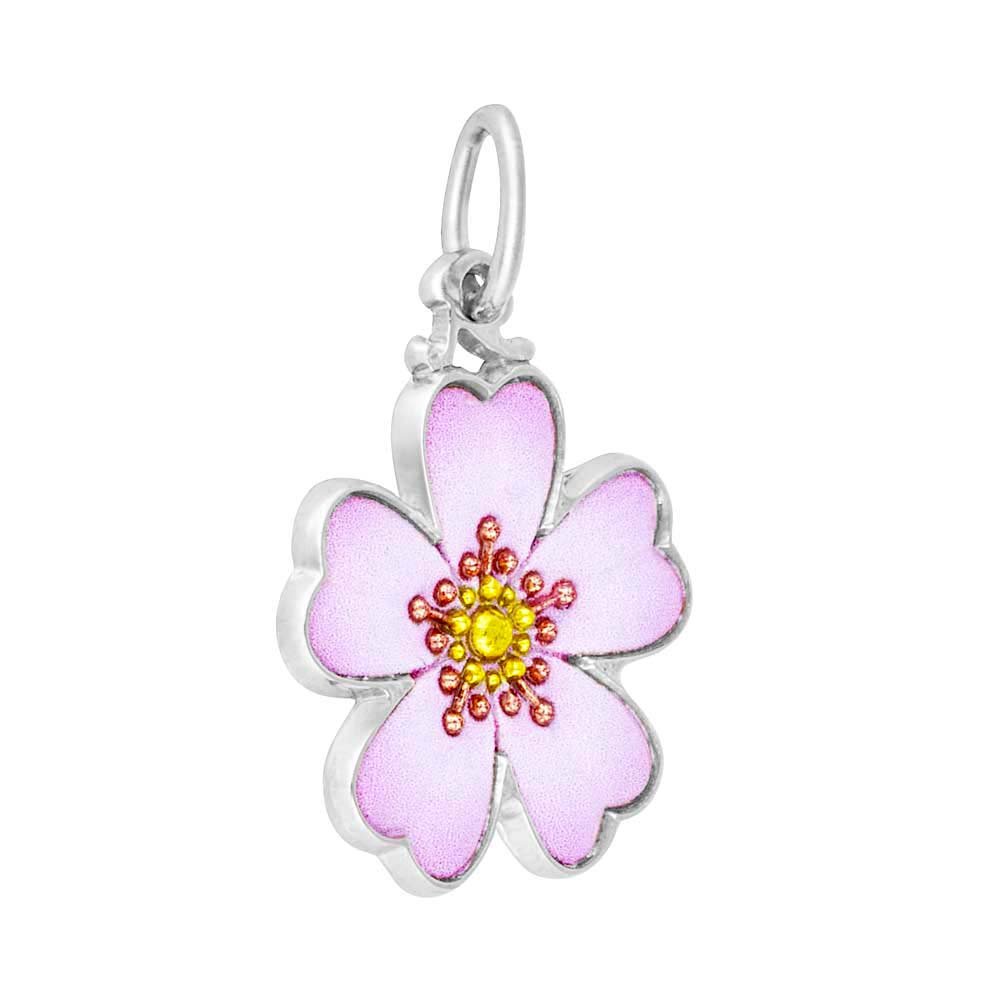 Painted Cherry Blossom Charm - Image 2