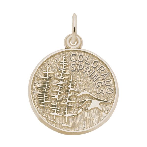 Colorado Springs Mountain Scene Charm