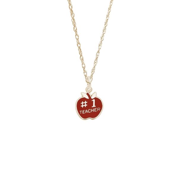 #1 Teacher Necklace Set