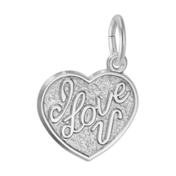 I Love You Heart Charm
