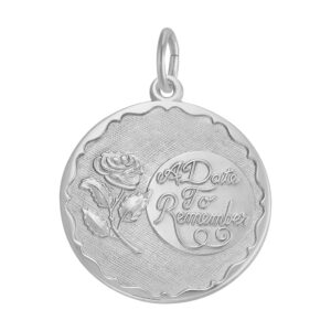 A Date to Remember with Rose Disc Charm