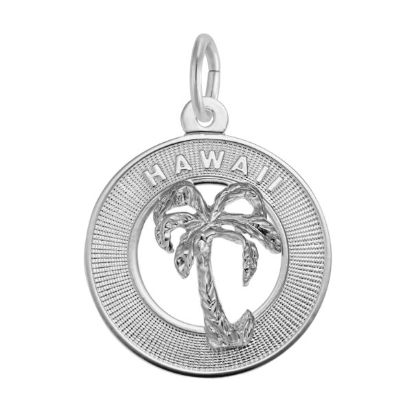 Hawaii Palm Tree Ring Charm