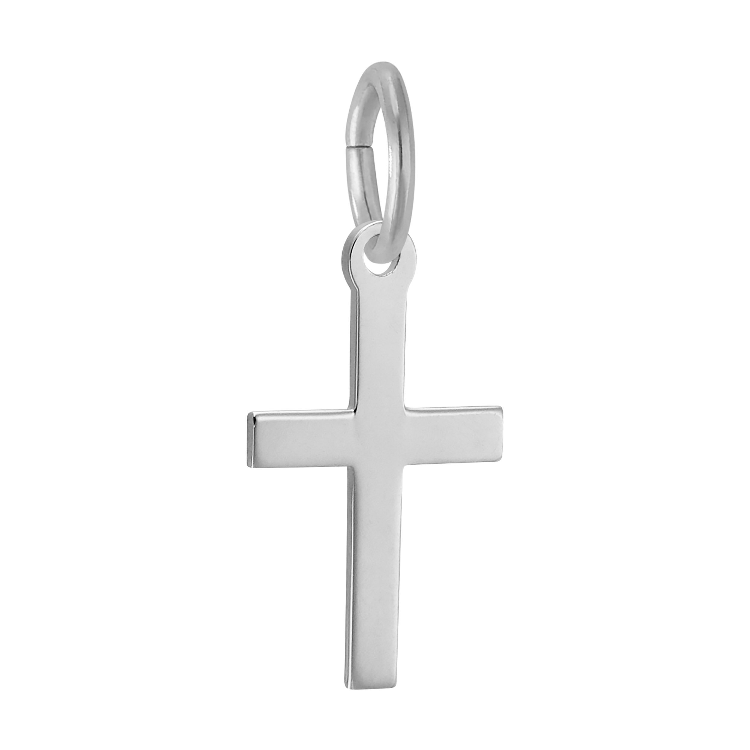 Small Plain Cross Charm - Image 4