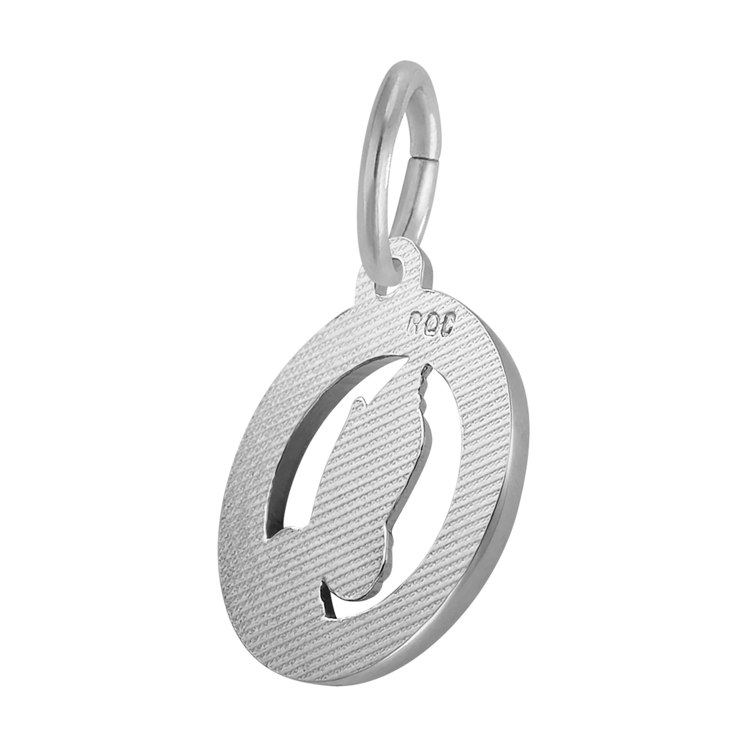 Small Praying Hands Open Disc Charm - Image 2