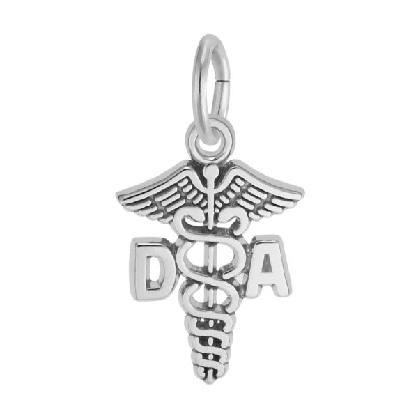 Dental Assistant Caduceus Charm