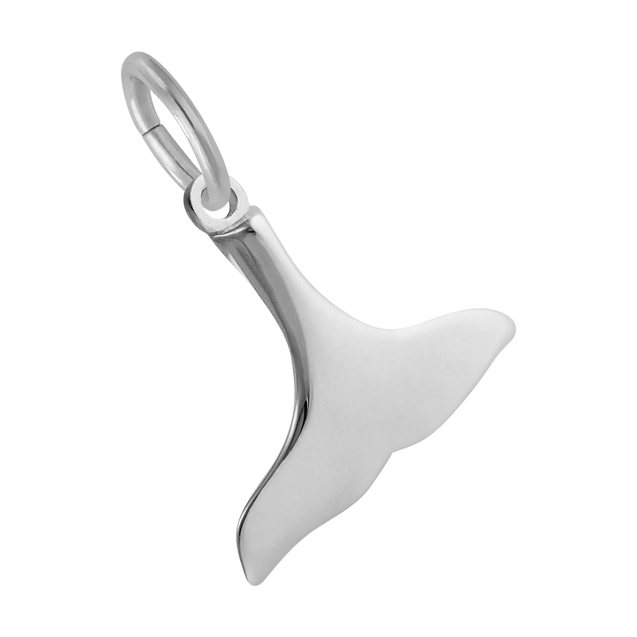 Orca Whale Tail Charm