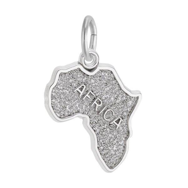 Africa Map Charm