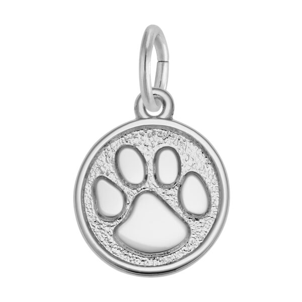 Small Paw Print Charm