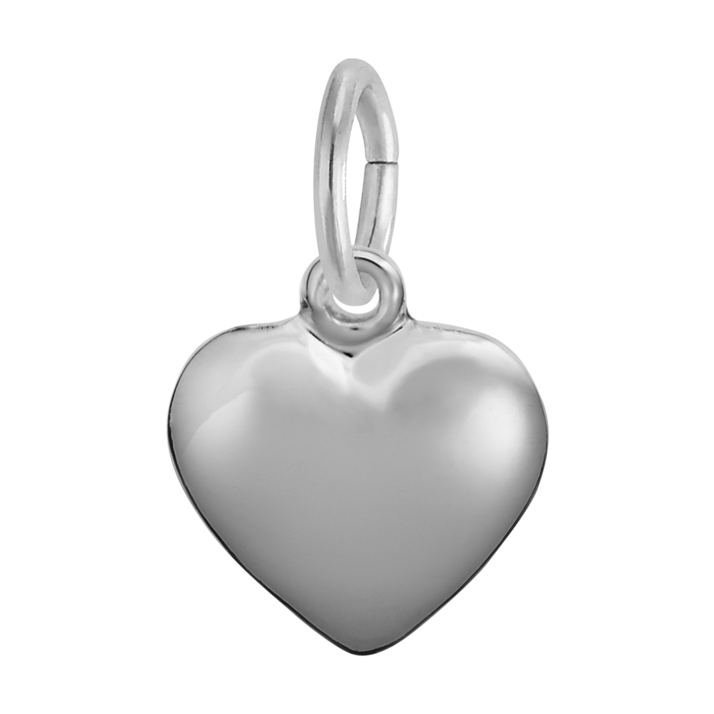 Small Puffy Heart Charm