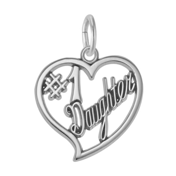 Number One Daughter Charm