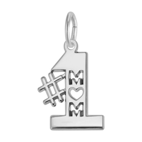 Number One Mom Charm