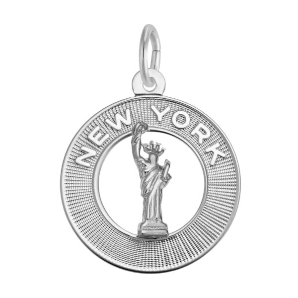New York Statue of Liberty Ring Charm