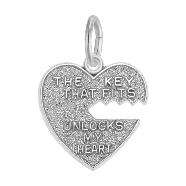 Key that Fits Heart Charm