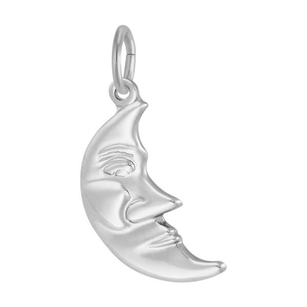 Half Moon with Face Charm