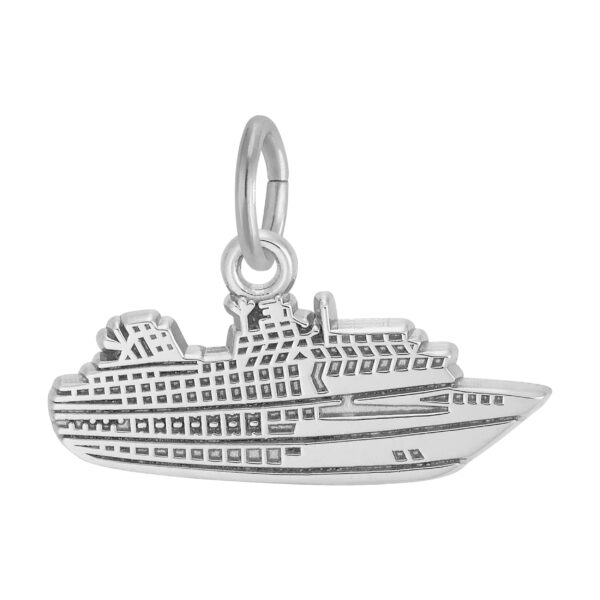 Flat Cruise Ship Charm