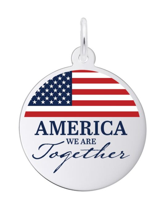 Painted America Together Charm