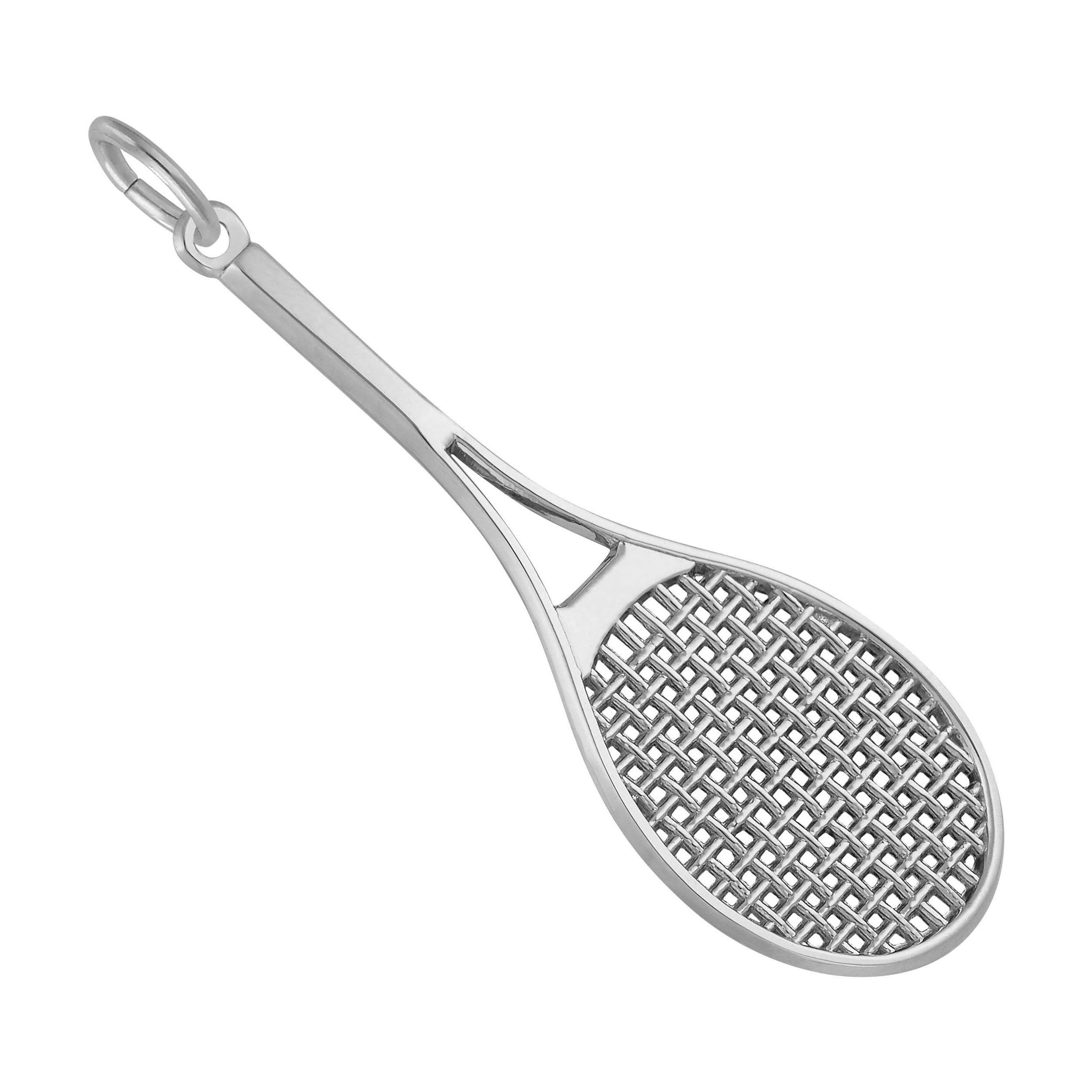 Oversize Tennis Racquet Charm - Image 2