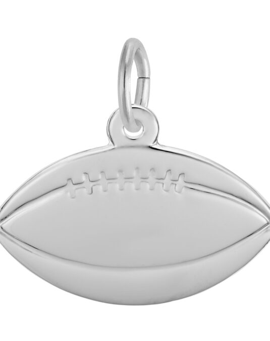 Flat Football Charm