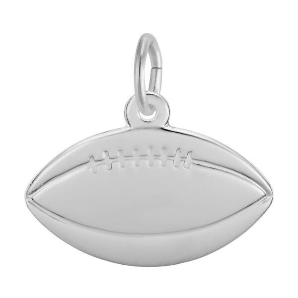 Flat Football Charm