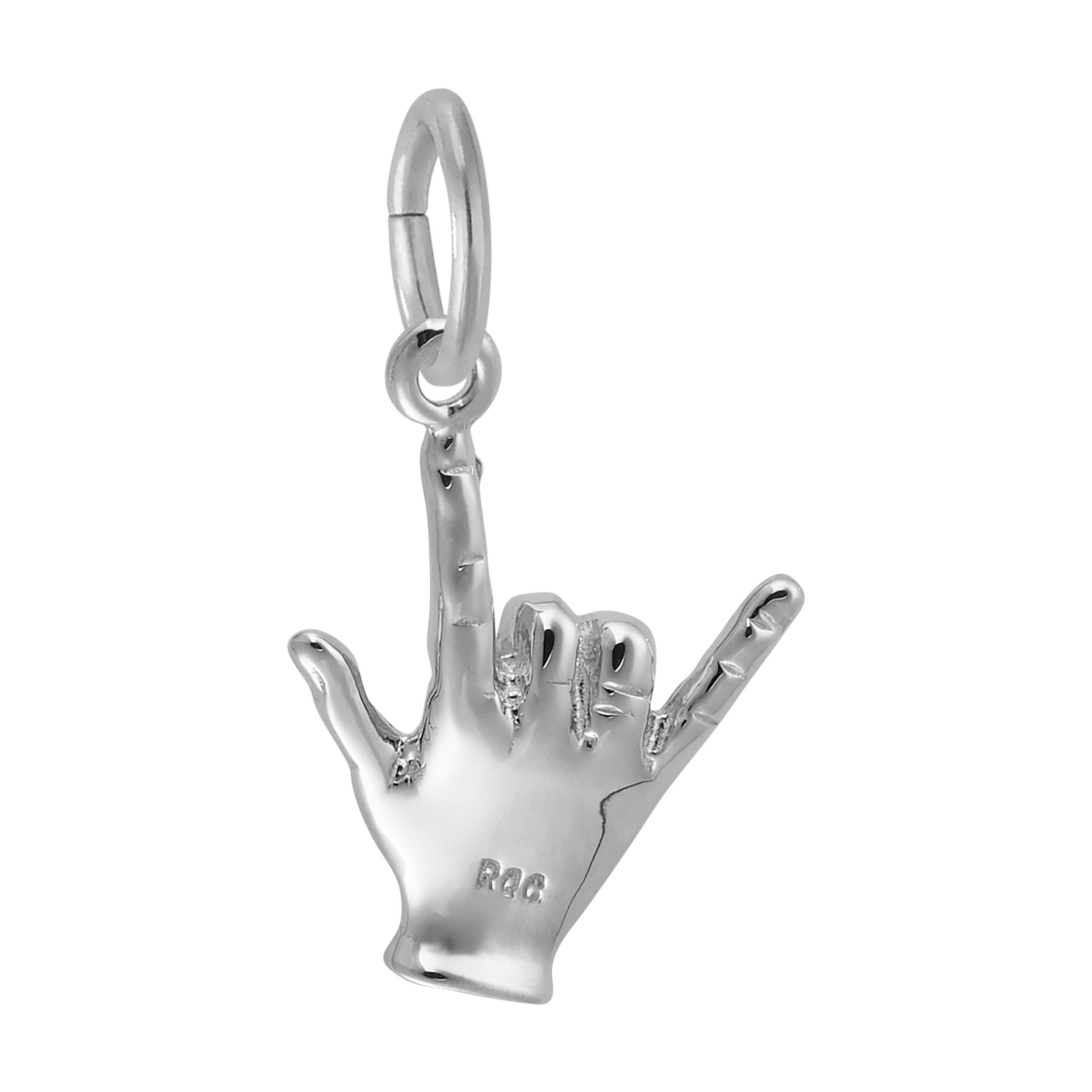 I Love You Hand Sign Charm - Image 2