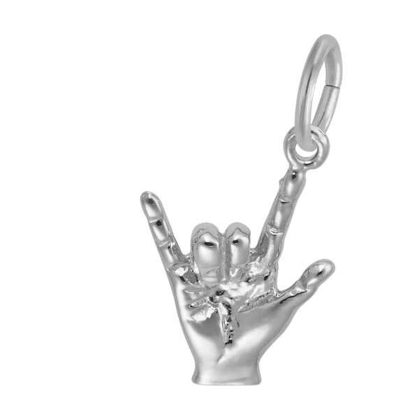 I Love You Hand Sign Charm