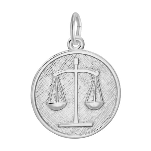 Scales of Justice Disc Charm