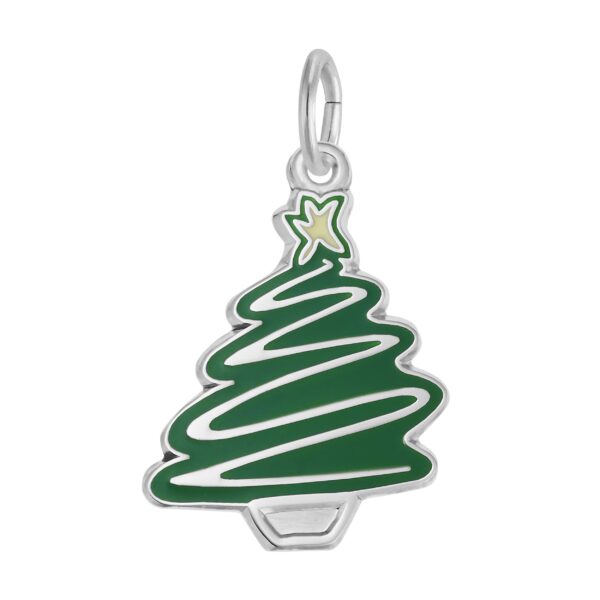 Green Christmas Tree Charm