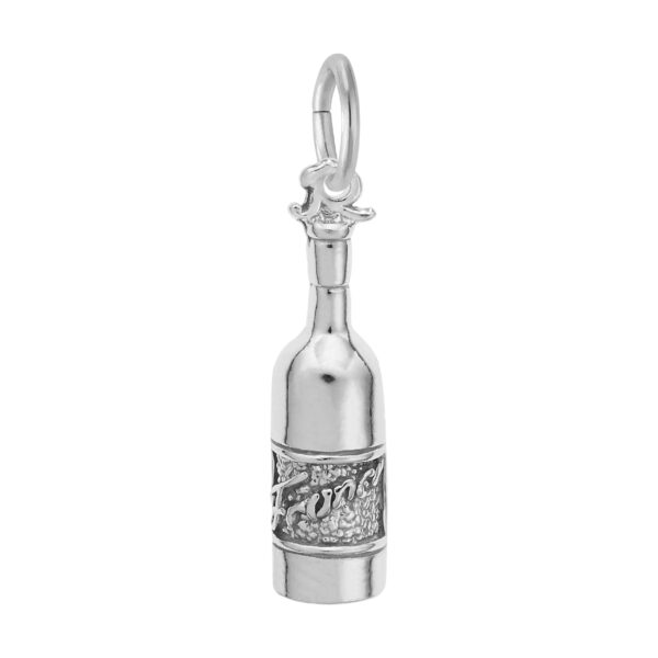 France Bordeaux Wine Bottle Charm