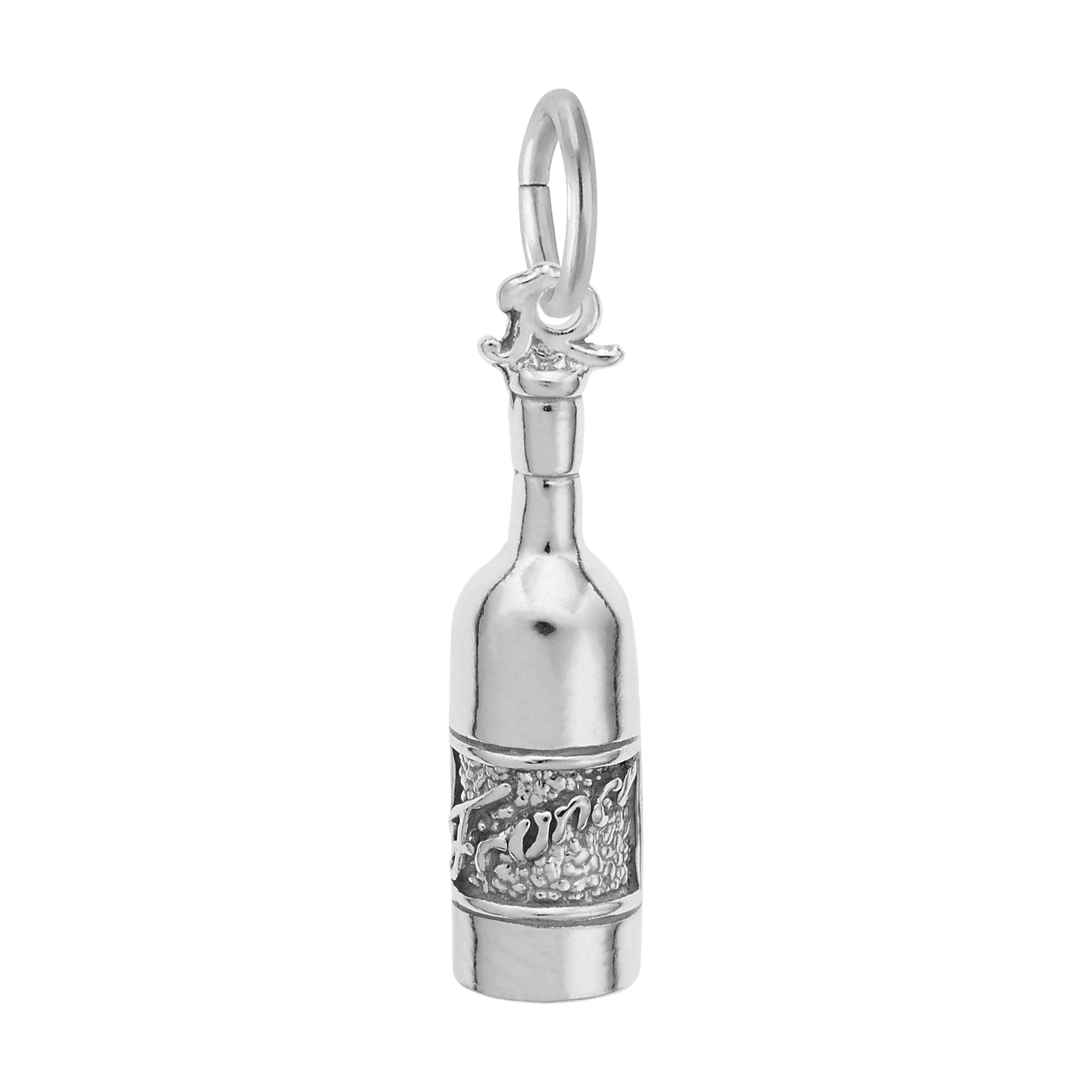 France Bordeaux Wine Bottle Charm