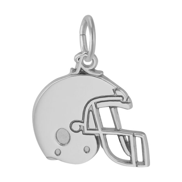 Flat Football Helmet Charm