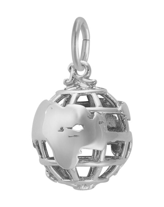 World Globe Charm