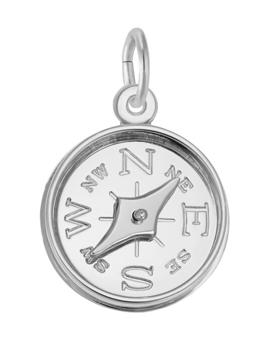Compass with Needle Charm