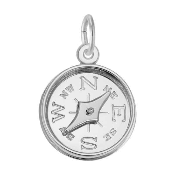 Compass with Needle Charm