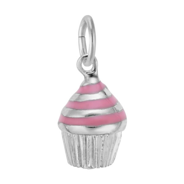 Swirl Cupcake Charm