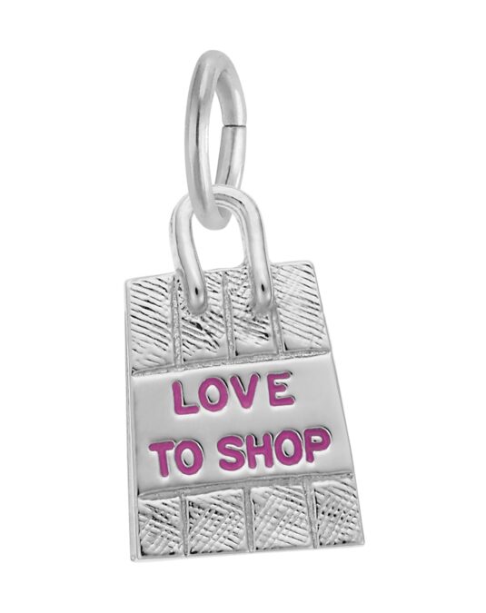 Love to Shop Bag Charm