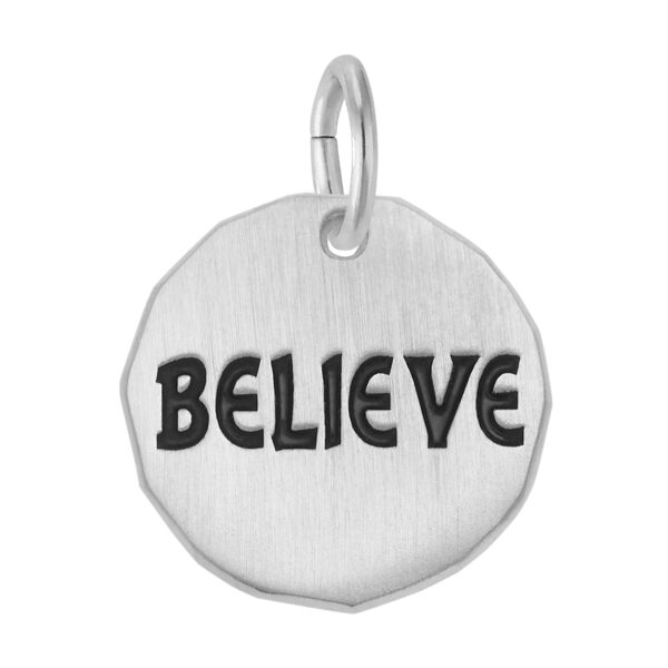 Believe Tag Charm