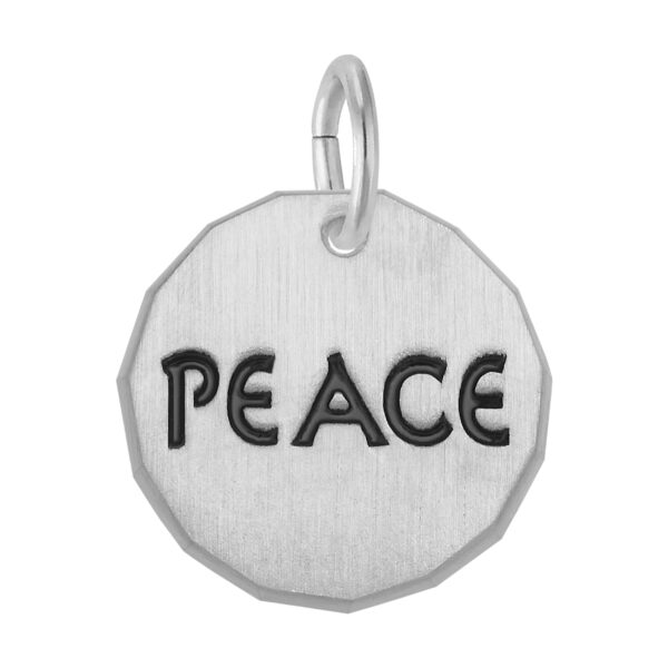 Peace Tag Charm